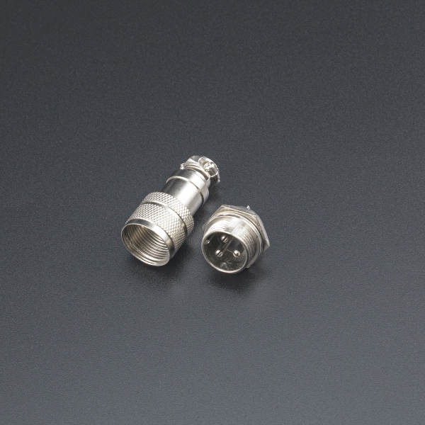 Conector De Aviación GX16 3P Macho Genérico - 1