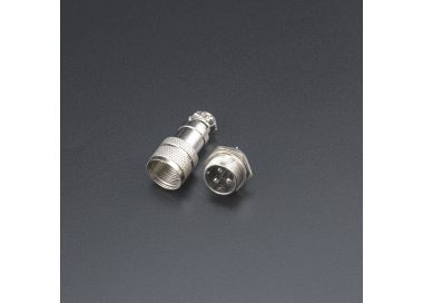 Conector De Aviación GX16 3P Macho Genérico - 1