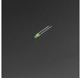 LED Verde 3mm Difuso Genérico - 2