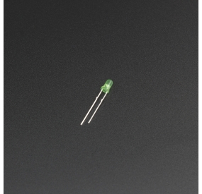 LED Verde 3mm Difuso Genérico - 3
