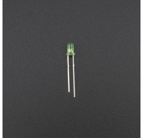 LED Verde 3mm Difuso Genérico - 1