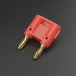 Terminal Cabeza De Banana Doble M4 6A Roja Genérico - 1