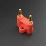 Terminal Cabeza De Banana Doble M4 6A Roja Genérico - 3
