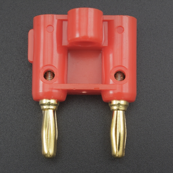 Terminal Cabeza De Banana Doble M4 6A Roja Genérico - 4