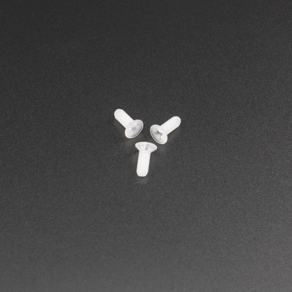 TORNILLO ESTRELLA CABEZA REDONDA AVELLANADA M3X8 MM PLÁSTICO Genérico - 3