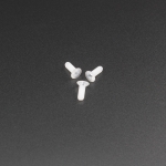 TORNILLO ESTRELLA CABEZA REDONDA AVELLANADA M3X8 MM PLÁSTICO Genérico - 3