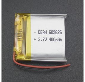 Batería Recargable LiPo 3.7V 400mAh Genérico - 1