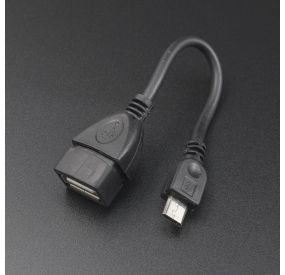 Cable Micro USB Tipo B Macho a USB Tipo A Hembra 10 cm EXA - 1