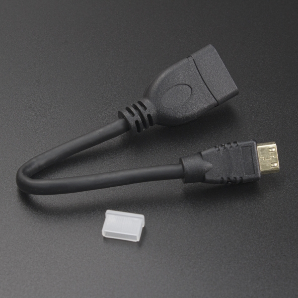 Cable Mini HDMI Macho a HDMI Hembra 15 cm  - 3