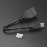 Cable Mini HDMI Macho a HDMI Hembra 15 cm  - 3