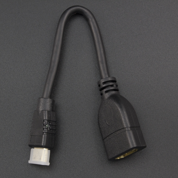 Cable Mini HDMI Macho a HDMI Hembra 15 cm  - 4