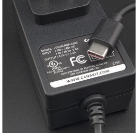 Adaptador De Voltaje CanaKit 5V 3.5A Conector USB Tipo C CanaKit - 1