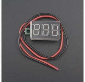 Mini Volti­metro 7 SEG Azul 4.5V~30V Genérico - 1
