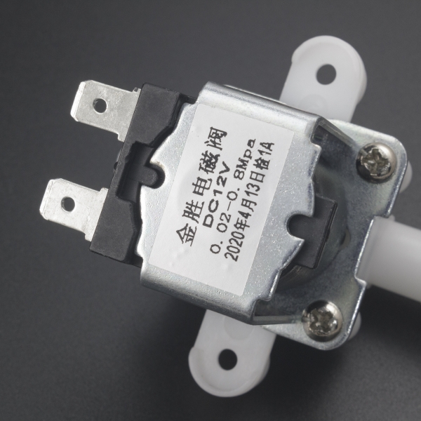 Electroválvula de plástico 10.5 MM DC12V Con Presión Genérico - 2
