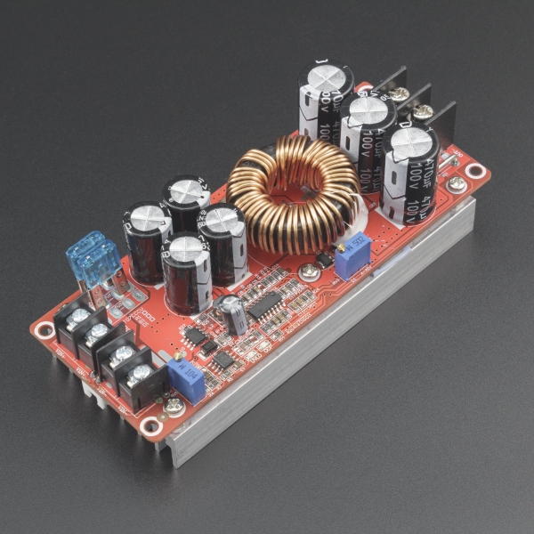 CONVERTIDOR DC-DC TIPO BOOST STEP-UP DE 1200W (SIN VENTILADOR) Genérico - 1