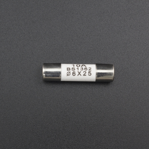 Fusible Eléctrico de cerámico 10A 250V 6x25 mm Genérico - 3