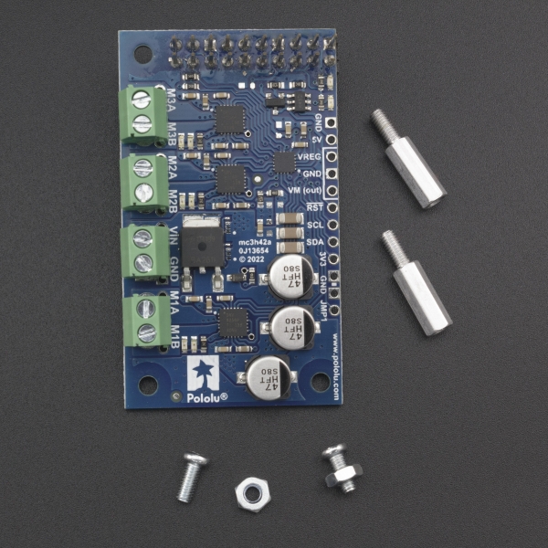 Controlador de motor triple Motoron M3H256 para Raspberry Pi  - 3