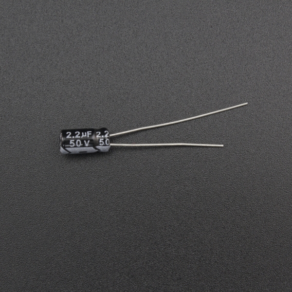 Capacitor Electrolítico De Aluminio 2.2uF 50V 4x7 MM  - 1