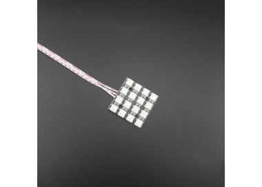 MATRIZ DE 4X4 LEDS 5050 RGB NEOPIXEL WS2812 CON CONECTOR XH2.54 3P HEMBRA Genérico - 1