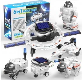 KIT ROBOT EDUCATIVO FLOTA ESPACIAL SOLAR 6 EN 1 Genérico - 1