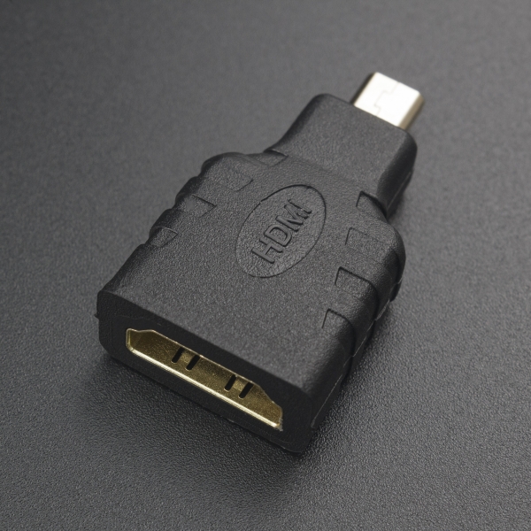 Conector Adaptador HDMI Hembra a Micro HDMI Macho  - 2