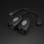 Adaptador Convertidor Extensión Usb Por Cable Rj45 45 Metros