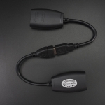 Adaptador Convertidor Extensión Usb Por Cable Rj45 45 Metros