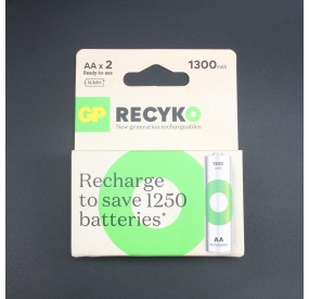 Baterías Recargables AA x2 de Ni-MH 1.2V 1300mAh