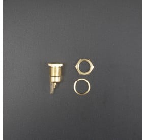 Conector Jack Hembra DC-099 5.5x2.5mm 20A Cobre Chapado en Oro