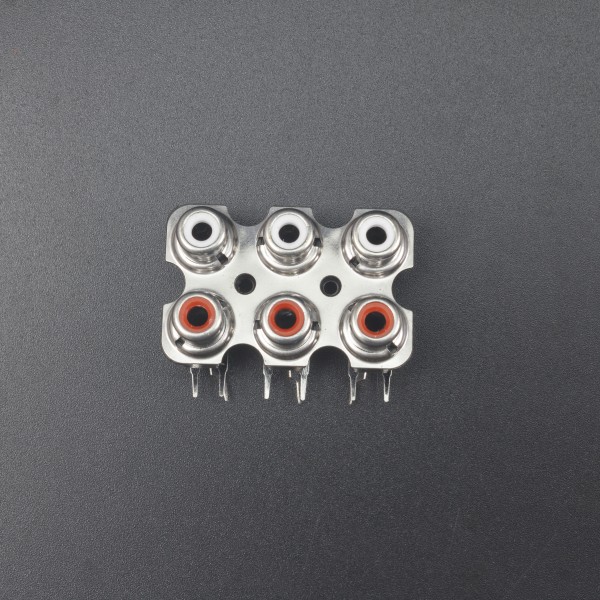 Terminal Rca Jack, Para Montar En Chasis 2 Terminal Rca Jack, Para Montar En Chasis 2