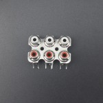 Terminal Rca Jack, Para Montar En Chasis 2 Terminal Rca Jack, Para Montar En Chasis 2