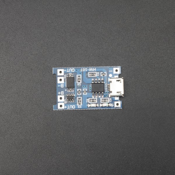 MÓDULO DE CARGA Y PROTECCIÓN BMS HW-107 3.7V 1S Li-Ion