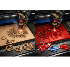 corte laser en mdf y acrílico