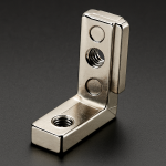 Soporte en L de Zinc para Perfil de Aluminio Serie 30 con Agujero M6 y Tornillos Incluidos