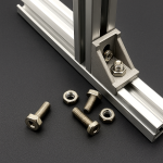 Ángulo Esquinero de Aluminio 3030A para Perfiles Industriales 30x30