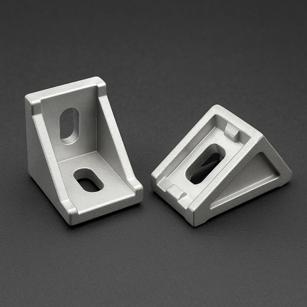 Ángulo Esquinero de Aluminio 3030A para Perfiles Industriales 30x30
