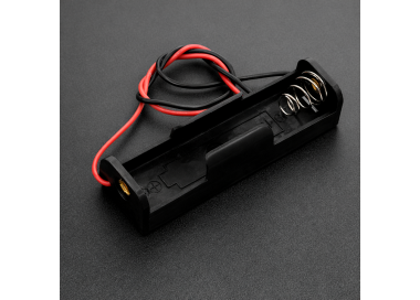 Porta Batería AA para 1 Pilas Sin Tapa con Cable para Conexión Rápida
