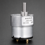 Motorreductor DC JGB37-520 12V con 107 RPM sin Base de Fijación