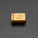 Condensador de Tántalo 25V 4.7µF Tipo A 1206 SMD Color Amarillo