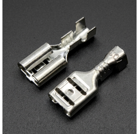 Terminal Faston Hembra 4.8 mm Conector Rápido y Seguro 4.8mm Inserto de Resorte