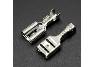 Terminal Faston Hembra 4.8 mm Conector Rápido y Seguro 4.8mm Inserto de Resorte