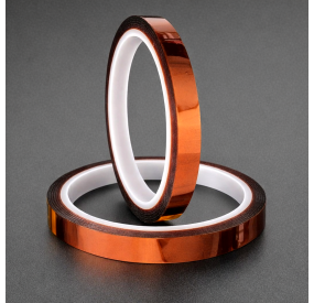 Cinta de Poliamida Kapton Resistente hasta 250°C, Un lado, 10mm x 33m