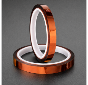 Cinta de Poliamida Kapton Resistente hasta 250°C, Un lado, 10mm x 33m