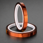 Cinta de Poliamida Kapton Resistente hasta 250°C, Un lado, 10mm x 33m