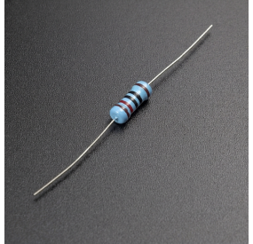 Resistencia de Película Metálica Axial 2.2 kΩ 1% - Disponible en 1W y 1/2W | Alta Precisión para Circuitos Electrónicos