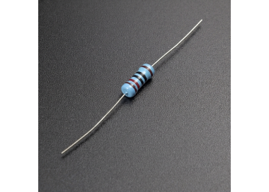 Resistencia de Película Metálica Axial 2.2 kΩ 1% - Disponible en 1W y 1/2W | Alta Precisión para Circuitos Electrónicos