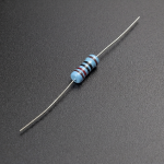 Resistencia de Película Metálica Axial 2.2 kΩ 1% - Disponible en 1W y 1/2W | Alta Precisión para Circuitos Electrónicos
