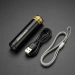 Linterna UV 365nm Luz Negra LED Ultravioleta Recargable USB-C 10W - DARKBEAM