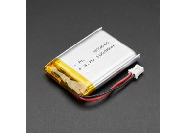 Batería de Litio 1000 mAh 803040 - Recargable 3.7V