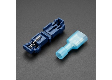 Conector de Terminal Tipo T Rápido Azul - Empalme Eléctrico sin Soldadura
